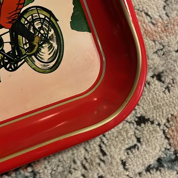 Vintage Clement Paris Cycles & Automobiles Metal Tray - Picture 3 of 6